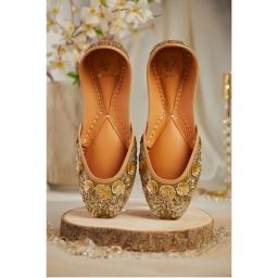 House of Vian Blossom Treasure Gold Juttis-picture-1