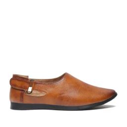 Tiny Bugs Kids Tan Ethnic Slip-Ons-image-99