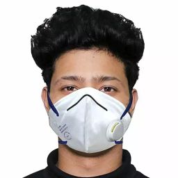 ORILEY OA5115 Universal Unisex PI-N95 Metal Nose Pin Face Mask White (Pack of 2)-picture-19