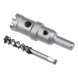 uptodatetools Hole Cutter Masonry Type Round 22 mm Diameter Chrome Finish image 5