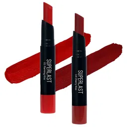 ME-ON Set of 2 Superlast Matte Lipstick - Shade 01 & 14-0