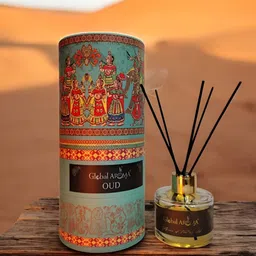 GLOBAL AROMA Blue & Red Oud Reed Aroma Oil Diffuser & Sticks 120ml-18