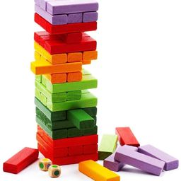 NEGOCIO Building Blocks And Stacking Toy Multicolor - 54 Pieces-16