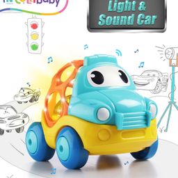 Intellibaby Musical Sensory Grasping Rattle Car - Multicolour-19