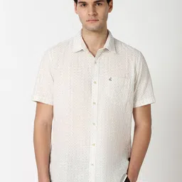 Peter England Casuals Men Slim Fit Opaque Printed Casual Shirt-image-87