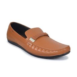 Ajanta Men Tan Slip-Ons-picture-17