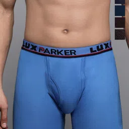 LUX PARKER Pack Of 5 Pure Cotton Long Trunks LUX_PARKER_LONG_TRUNK_OE_COL_5PC-picture-10