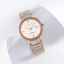 GIORDANO Men Embellished Dial & Bracelet Style Straps Analogue Watch GZ-50102-11-49