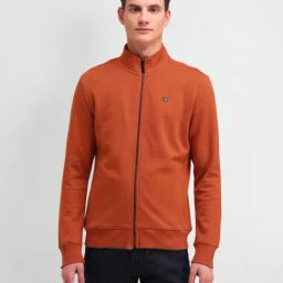 Arrow Sport Orange Cotton Regular Fit Sweatshirt-image-67