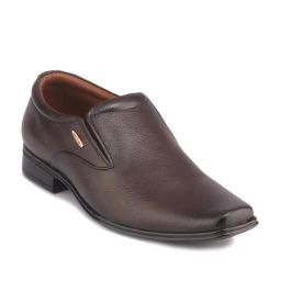 Red Chief Brown Formal Slip-Ons-image-93