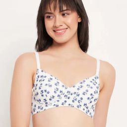 Clovia Blue Printed Bra-42
