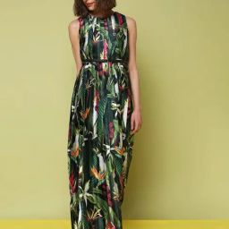 Vero Moda Green Printed Gown-image-74