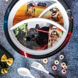 Servewell Star Wars Multicolor Melamine Round Kids 3Pcs Dinner Set-21