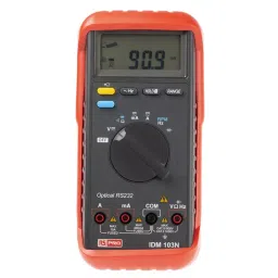 RS PRO IDM103N Handheld Digital Multimeter, 10A ac Max, 10A dc Max, 1000V ac Max Model No 1233235-12