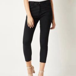 Miss Chase Black Slim Fit High Rise Stretchable Jeans-picture-9
