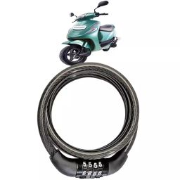 Cartronics 4 Digit Password Bike Number Lock for Mahindra Kine-12