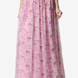 Scorpius Pink Printed Skirt-image-43