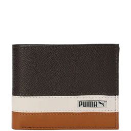 Puma Chocolate Sport Color Block Bi-Fold Wallet For Men-image-85