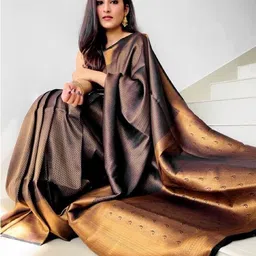 KALINI Woven Design Zari Pure Silk Banarasi Saree-image-67