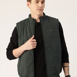 Monte Carlo Gilet Sleeveless Checked Back Padded Jacket-image-29