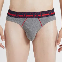 Jockey Men Grey Melange Solid Basic Pack of 2 Briefs 11863264-1-11444374-1-picture-14