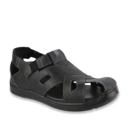 MediFeet Men's Black Fisherman Sandals-picture-1