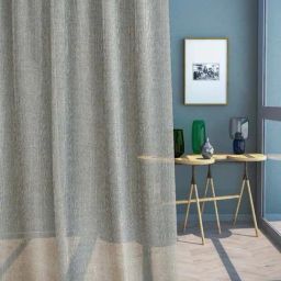 DDECOR Live Beautiful Grey 7 ft. Door Curtain - Set of 1-picture-4