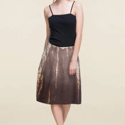 Oxolloxo Brown Printed Skirt-picture-8