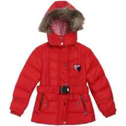 Elle Kids Red Regular Fit Jacket-image-30