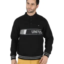 Monte Carlo Black Mandarin Collar Sweatshirt-picture-12