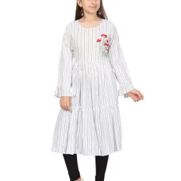 Aarika Kids Grey Striped Kurta-36