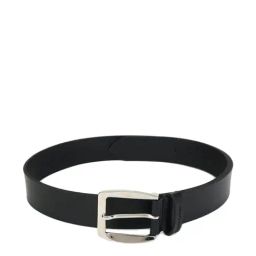 Simon Carter Black Leather Waist Belt for Men-image-19