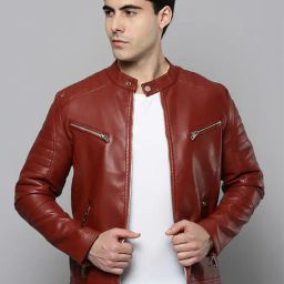 showoffff SHOWOFF Maroon Comfort Fit Jacket-picture-20