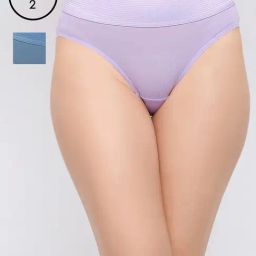 Clovia Multicolor Solid Hipster Panty (Pack of 2)-image-18