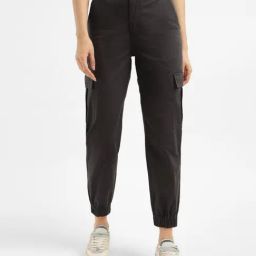 Levi's Green Cotton Regular Fit Cargos-image-47