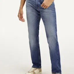 Levi's 505 Blue Cotton Regular Fit Jeans-image-41