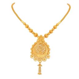 Muthoot Pappachan Swarnavarsham 22Kt Chain Necklace-16