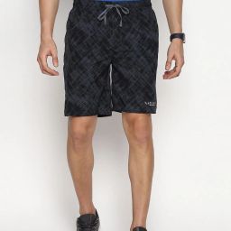 Van Heusen Performance Regular Fit Swift Dry High Stretch Allover Print Woven Shorts - Grey image 1