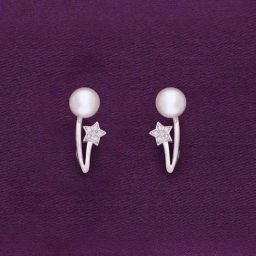 Kai Jewel Sterling Silver Bedazzling Beauty Pearl Earrings for Women-image-29
