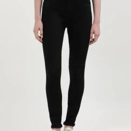 TOMMY HILFIGER Black Blended Skinny Fit Mid Rise Jeans-picture-13