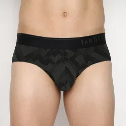Van Heusen Regular Fit 4 Way Stretch Body Defining Fit Allover Print Briefs - SPP-17 image 1