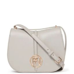 Forever New Grey Solid Medium Slings Handbag-10