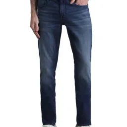 Jack & Jones Medium Blue Denim Cotton Regular Fit Jeans-picture-18