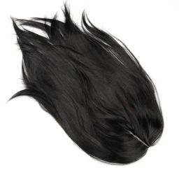Stasia Street 4 Clip Scalp Toppers Natural Black Hair Extension-image-81