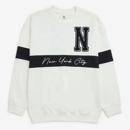 Y&F Kids by Westside White Text Printed Cotton-Blend Sweatshirt-picture-26
