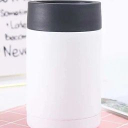Smokey Cocktail White Stainless Steel Double Wall Insulated Pint Beer Bottle Cooler-19
