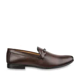 Walkway Men's Brown Formal Loafers-image-92