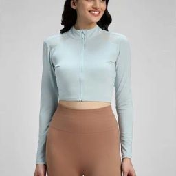 Forever 21 Sage Green Regular Fit Sports Jacket-image-27