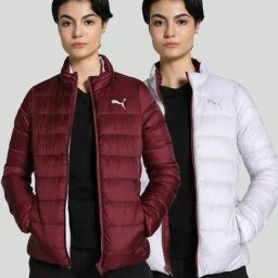 Puma Red Quilted Jacket-image-10