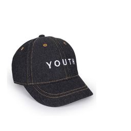 Zacharias Kids Embroidered Cotton Denim Baseball Cap-43